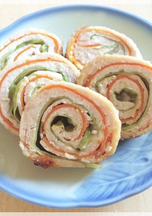 洗い物なし!簡単!鶏ミンチロール-レシピのメイン写真