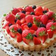 簡単レアチーズタルト フルーツ乗せ