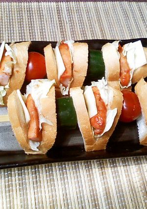 串刺しホットドッグ-レシピのメイン写真