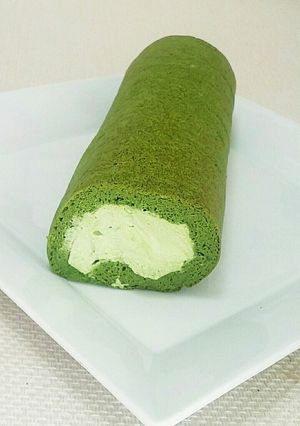 糖質制限☆大豆粉で激うま抹茶ロールケーキ-レシピのメイン写真