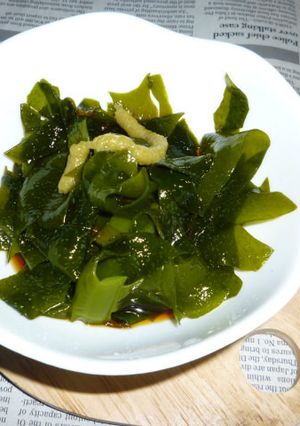 シンプルにあかもくポン酢で新ワカメ-レシピのメイン写真