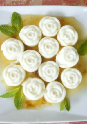 大人のおやつ⑧パンナコッタで薔薇の花束を-レシピのメイン写真