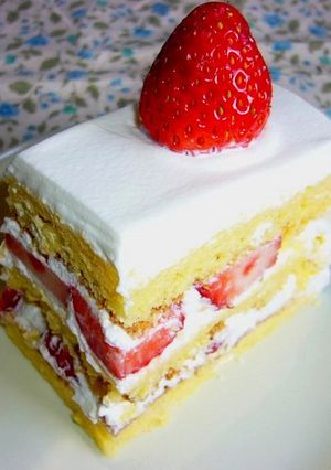 天板でいちごケーキ-レシピのメイン写真