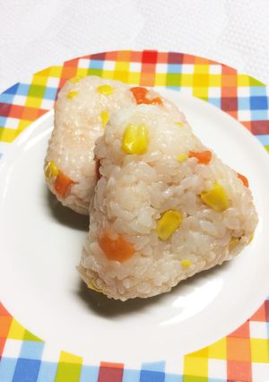 たらこスパの素で、簡単オイルおにぎり！-レシピのメイン写真