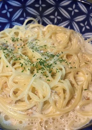 豆乳のスープパスタ-レシピのメイン写真