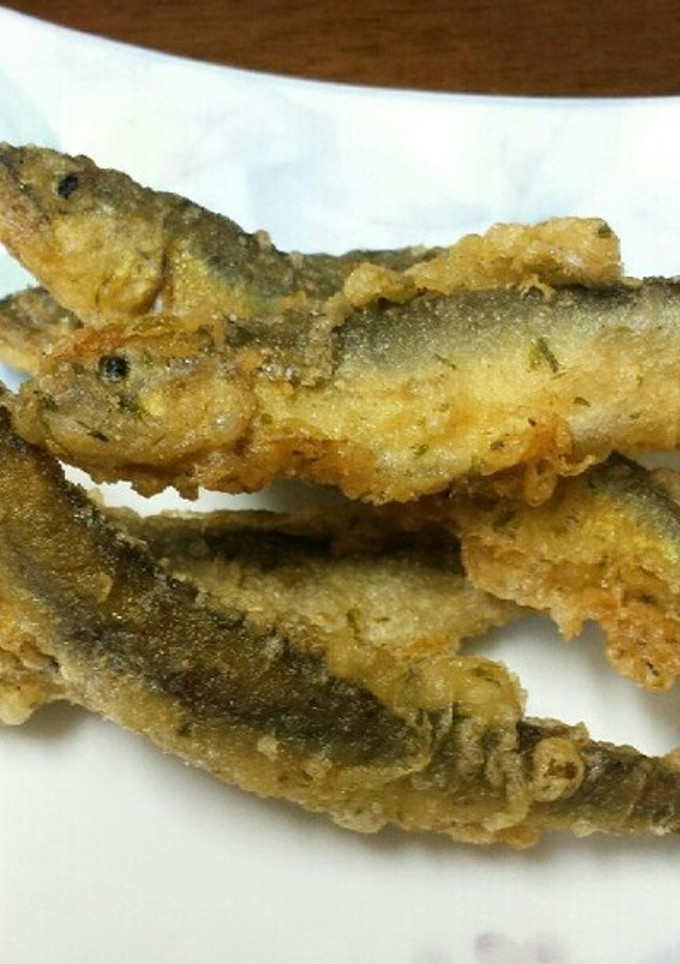 簡単♪天ぷら粉で鮎の唐揚げ　青のり風味-レシピのメイン写真