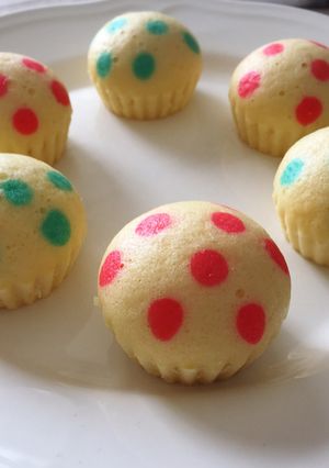 水玉蒸しパン-レシピのメイン写真