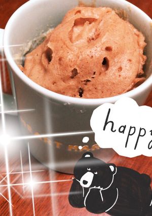 ホケミでつくる蒸しパン♪inマグカップ✩-レシピのメイン写真