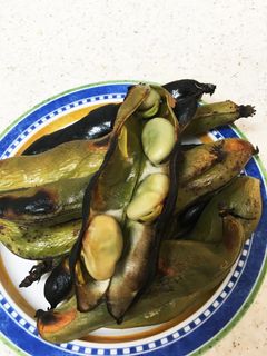 ほくほく♪♪焼きそら豆-レシピのメイン写真