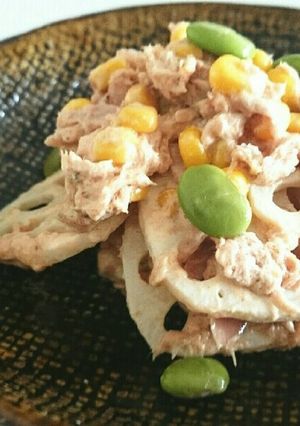れんこんシャキシャキサラダ-レシピのメイン写真