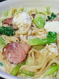 クリームチーズソースのパスタ-レシピのメイン写真