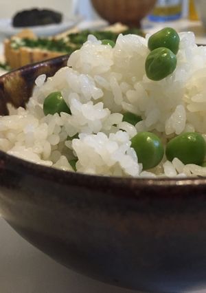 色鮮やかに 香りも生かした 豆ごはん-レシピのメイン写真