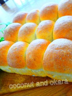 南国風♪ココナッツオイルのおからパン-レシピのメイン写真