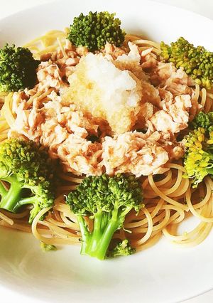 簡単♫ブロッコリーとツナ全粒粉パスタ-レシピのメイン写真