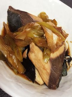 簡単♪ブリと白ネギの煮物-レシピのメイン写真