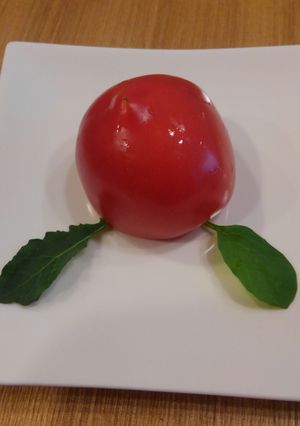 トマトに隠れたポテトサラダ-レシピのメイン写真