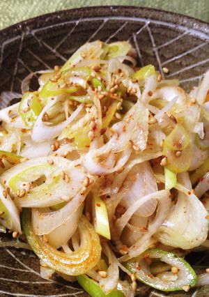 即席ラーメンにプラス！簡単ピリ辛ねぎ-レシピのメイン写真