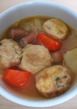 残ったたこ焼きでスープ-レシピのメイン写真