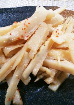 新竹の子の味噌きんぴら-レシピのメイン写真