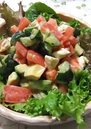 まるごとトマトの野菜たっぷりサラダ-レシピのメイン写真