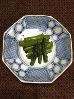 グリーンアスパラのにんにく醤油炒め-レシピのメイン写真