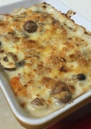 海老ときのこのグラタン-レシピのメイン写真