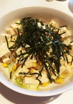 豆腐と新玉ねぎの和風サラダ-レシピのメイン写真