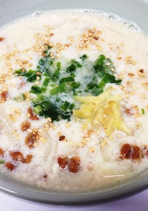 新たまねぎの納豆乳スープ-レシピのメイン写真