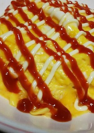 混ぜるだけ!簡単!オムライス-レシピのメイン写真