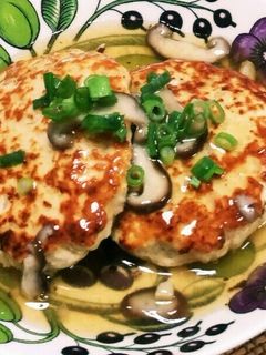 豆腐ハンバーグ♡タケノコ入り♪-レシピのメイン写真