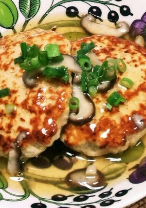 豆腐ハンバーグ♡タケノコ入り♪-レシピのメイン写真