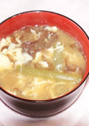 フキとふのりの味噌汁-レシピのメイン写真