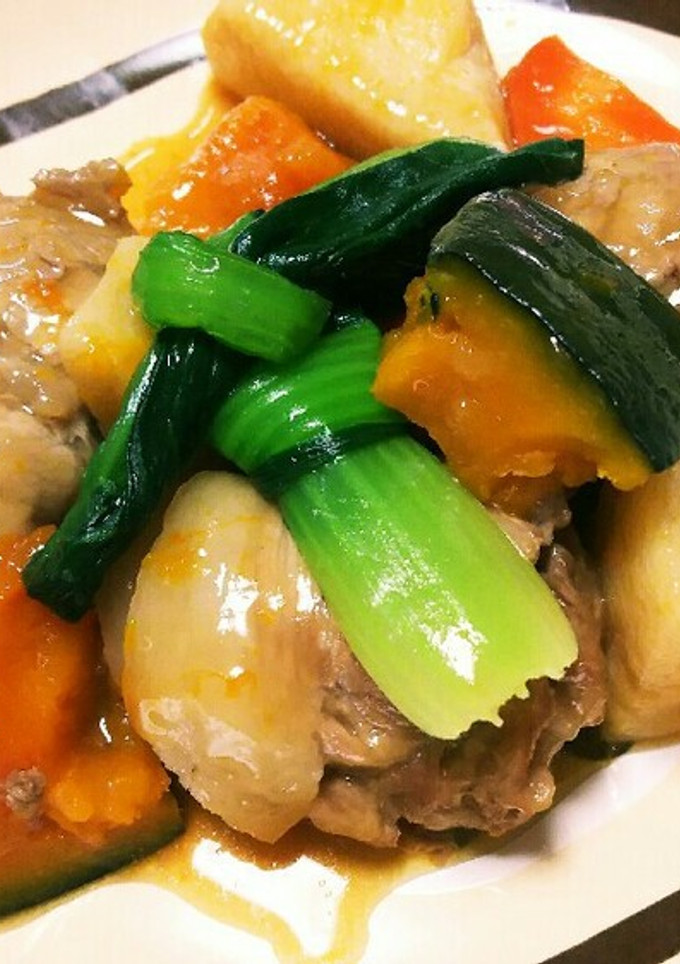 豚こまと野菜の煮物-レシピのメイン写真