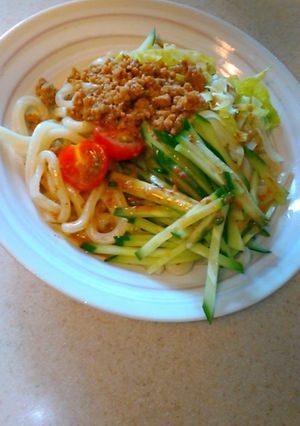 サラダうどん-レシピのメイン写真