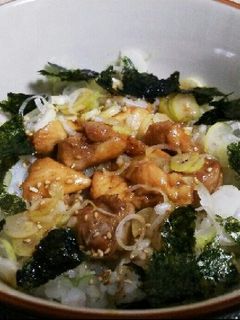 鶏の照り焼き丼-レシピのメイン写真