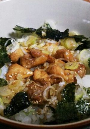 鶏の照り焼き丼-レシピのメイン写真
