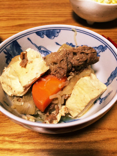 簡単!輸入肉の肉豆腐-レシピのメイン写真