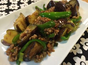 ご飯が進む♪茄子ピーマン豚挽肉の香味炒め-レシピのメイン写真