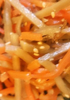 冷凍食品で簡単！きんぴらごぼう-レシピのメイン写真