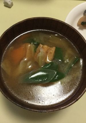 冷凍野菜で楽ちん♪具沢山味噌汁-レシピのメイン写真