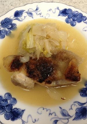 鶏肉のチューハイ煮込み塩レモンソース-レシピのメイン写真