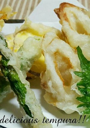 冷めてもサクサクッ天麩羅!!-レシピのメイン写真