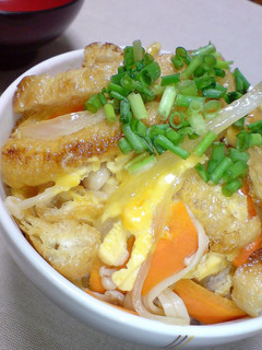 油揚げとえのきの卵とじ丼☆-レシピのメイン写真