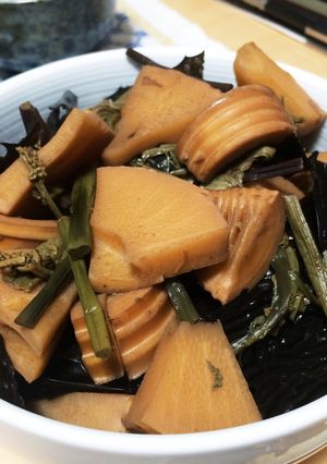 春の味☆筍とあらめ(昆布)の煮物♪-レシピのメイン写真