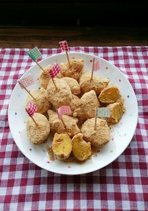 きな粉風味のかぼちゃドーナツ-レシピのメイン写真