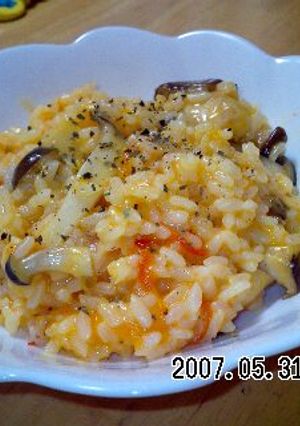 ♪簡単ランチ♪トマトのチーズリゾット-レシピのメイン写真