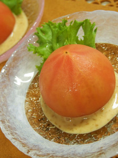 トマトまるごとサラダ~中に秘密が^^-レシピのメイン写真