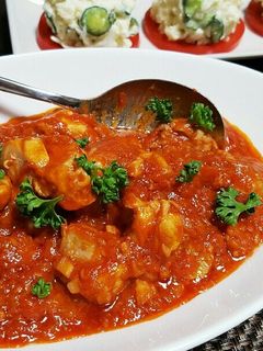 鶏もも肉のトマト煮込み-レシピのメイン写真