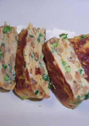 納豆の卵焼き-レシピのメイン写真