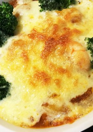 エビチリのチーズ焼き!-レシピのメイン写真